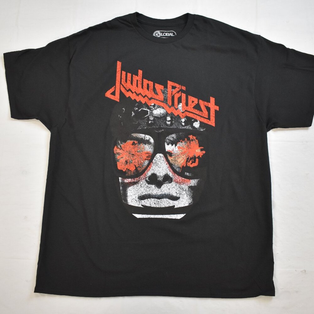 Global Mens Judas Priest Killing Machine Graphic Black Shirt New 2XL